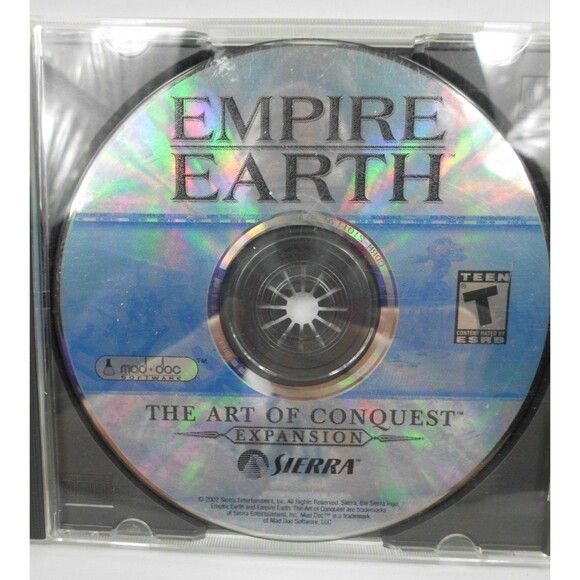 Empire Earth The Art of Conquest Expansion PC Game Manual Tech Tree - Picture 2 of 6